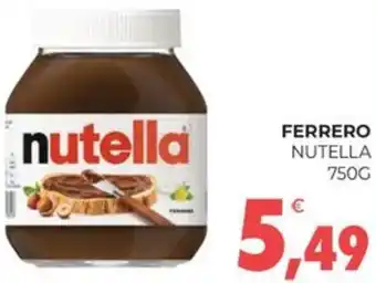 Eté FERRERO NUTELLA 750G offerta