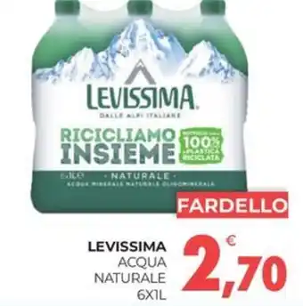 Eté LEVISSIMA ACQUA NATURALE 6X1L offerta