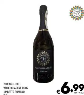 PROSECCO BRUT VALDOBBIADENE DOCG UMBERTO ROMANO CL75