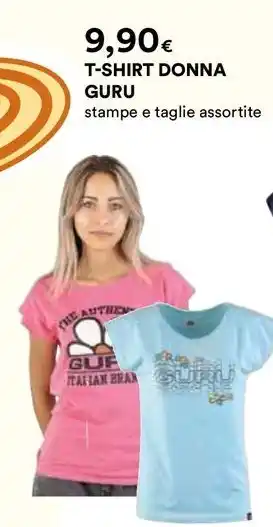 Ipercoop T-SHIRT DONNA GURU offerta