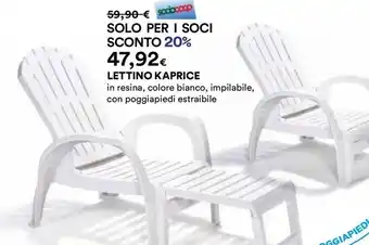 Ipercoop LETTINO KAPRICE offerta