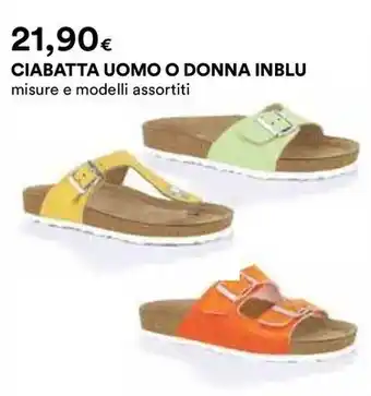 Ipercoop CIABATTA UOMO O DONNA INBLU offerta