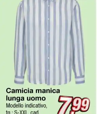 KiK Camicia manica lunga uomo offerta