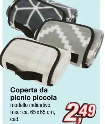 KiK Coperta da picnic piccola offerta