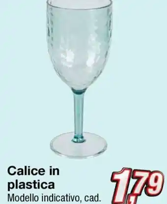 Calice in plastica