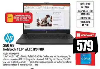 Vobis hp Notebook 15.6" WLED IPS FHD offerta