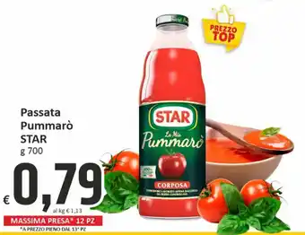 Paghi Poco Passata Pummarò STAR g 700 offerta