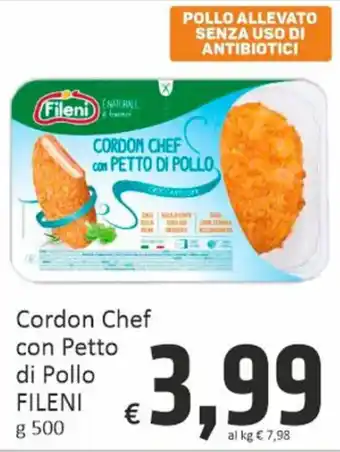 Paghi Poco Cordon Chef con Petto di Pollo FILENI g 500 offerta