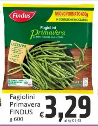 Paghi Poco Fagiolini Primavera FINDUS g 600 offerta