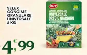 Gecop SELEX CONCIME GRANULARE UNIVERSALE 2 kg offerta