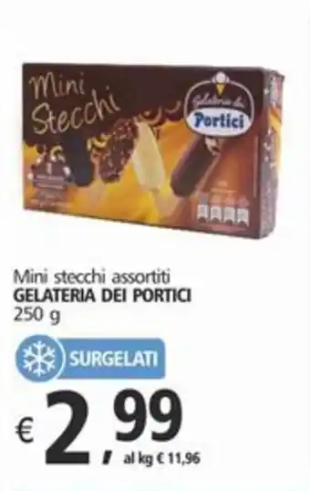 Alter Discount Mini stecchi assortiti GELATERIA DEI PORTICI 250 g offerta