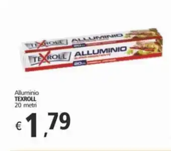 Alter Discount Alluminio TEXROLL 20 metri offerta