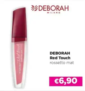 La Saponeria DEBORAH Red Touch rossetto mat offerta