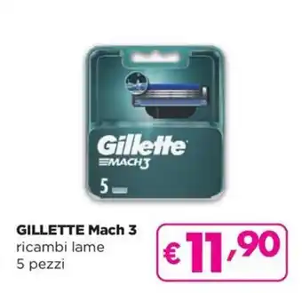 La Saponeria GILLETTE Mach 3 ricambi lame 5 pezzi offerta