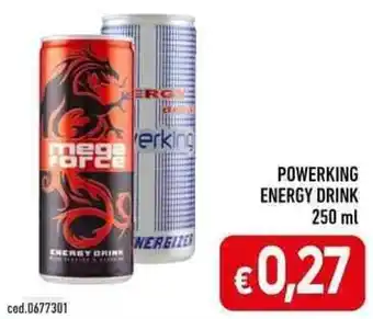 C+C maxigross POWERKING ENERGY DRINK 250 ml offerta