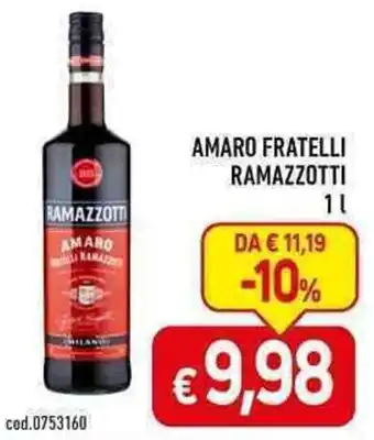 C+C maxigross AMARO FRATELLI RAMAZZOTTI 1 L offerta