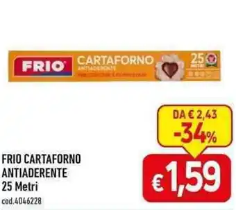 C+C maxigross FRIO CARTAFORNO ANTIADERENTE 25 Metri offerta