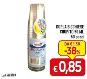 C+C maxigross DOPLA BICCHIERE CHUPITO 50 ML offerta