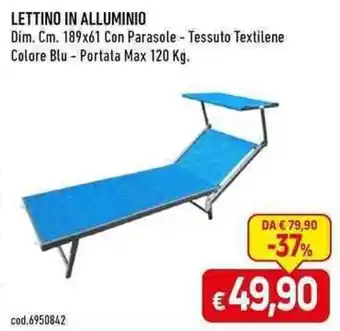 C+C maxigross LETTINO IN ALLUMINIO offerta