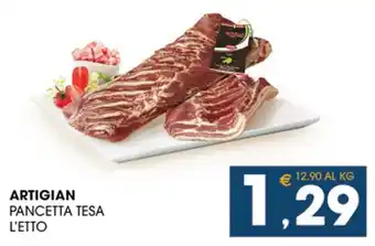 SeBón Supermercati ARTIGIAN PANCETTA TESA L'ETTO offerta