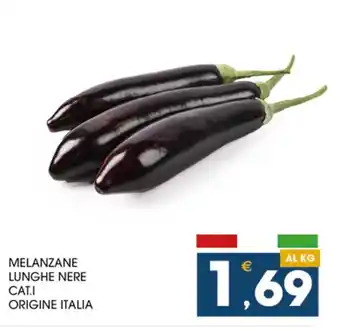 SeBón Supermercati MELANZANE LUNGHE NERE CAT.I ORIGINE ITALIA offerta