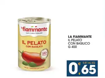 SeBón Supermercati LA FIAMMANTE IL PELATO CON BASILICO G 400 offerta