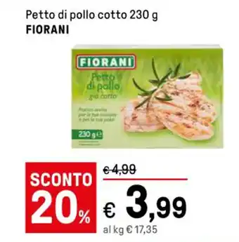 Iper La Grande Petto di pollo cotto 230 g FIORANI offerta