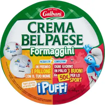 Qui Discount FORMAGGINI CREMA BEL PAESE GALBANI 175 GR offerta