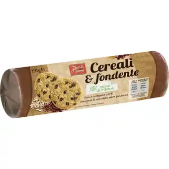 Qui Discount BISCOTTI CEREALI FRUTTA/GOCCE DI CIOCCOLATO FIORDIFORNO 250 GR offerta