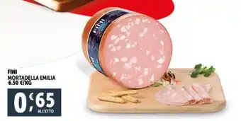 Deco Supermercati FINI MORTADELLA EMILIA offerta