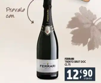 Deco Supermercati FERRARI TRENTO BRUT DOC CL75 offerta