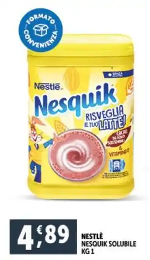 Deco Supermercati NESTLE NESQUIK SOLUBILE KG1 offerta