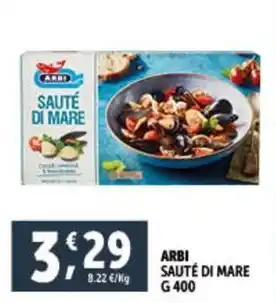 Deco Supermercati ARBI SAUTÉ DI MARE offerta