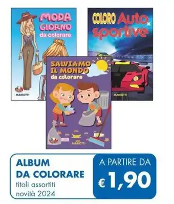 MD Discount ALBUM DA COLORARE offerta