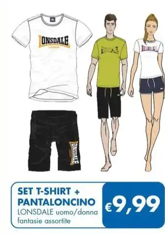 MD Discount SET T-SHIRT + PANTALONCINO offerta