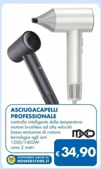 MD Discount ASCIUGACAPELLI PROFESSIONALE offerta