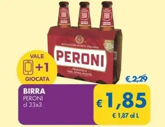 MD Discount BIRRA PERONI cl 33x3 offerta