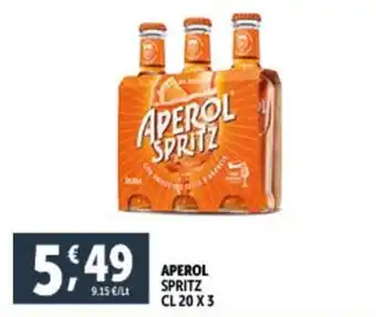 Deco Supermercati APEROL SPRITZ CL 20 X 3 offerta