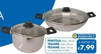 MD Discount PENTOLA ,TEGAME offerta