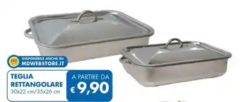 MD Discount TEGLIA RETTANGOLARE offerta