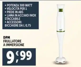 Deco Supermercati DPM FRULLATORE A IMMERSIONE offerta