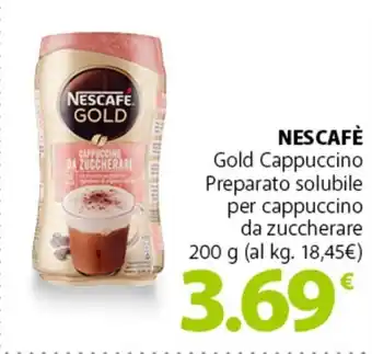 Famila Superstore NESCAFÈ Gold Cappuccino Preparato solubile per cappuccino da zuccherare 200 g offerta