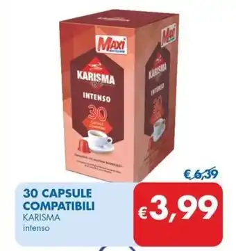 MD Discount 30 CAPSULE COMPATIBILI KARISMA intenso offerta