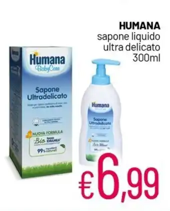 Franzy's HUMANA sapone liquido ultra delicato 300ml offerta