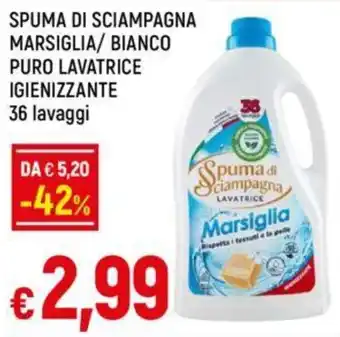 Galassia SPUMA DI SCIAMPAGNA MARSIGLIA/ BIANCO PURO LAVATRICE IGIENIZZANTE offerta