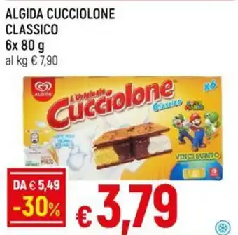 Galassia ALGIDA CUCCIOLONE CLASSICO 6 x 80 g offerta