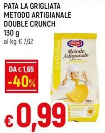 Galassia PATA LA GRIGLIATA METODO ARTIGIANALE DOUBLE CRUNCH 130 g offerta