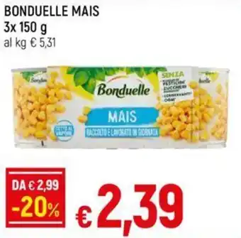 Galassia BONDUELLE MAIS 3x150 g offerta