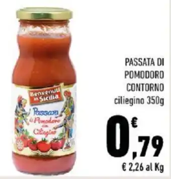 Conad PASSATA DI POMODORO CONTORNO ciliegino 350g offerta