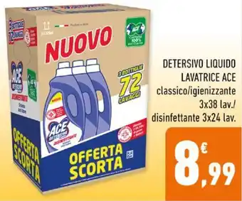 Conad DETERSIVO LIQUIDO LAVATRICE ACE offerta